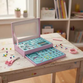 Joyland - Set Pulseras Cuentas Para Hacer Bricolaje Niñas Con Estuche