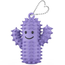 Little Ouchies - Juguetes para el dolor de silicona, juguetes sensoriales para adultos con forma de cactus, lindo llavero con pinchos, herramienta portátil para aliviar el estrés para ansiedad