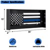 BUYYAH Wall Mounted Police Gear Rack, Tactical Duty Gear Rack