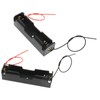 LBTODH 2PCS 18650 Battery Holder with Lead Wire Bundle 18650