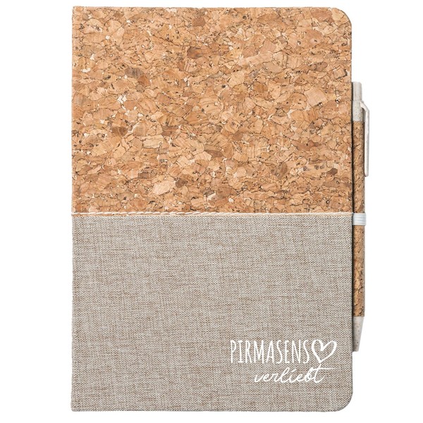 Huuraa Notizbuch A5 Pirmasens verliebt Geschenk 80 Blatt inkl. Kugelschreiber