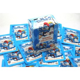 FNX 250 x The Smurfs 2 Sticker Collection | Variety of Cartoon Character Stickers for Scrapbook, Sketchbook, Diary, Art & Crafts, Photo Album & Wall | Fun Decor for Children & Kids - 250 Stickers Tota