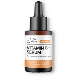 Vitamin C Serum Plus 2 Retinol, 3.5 Niacinamide, 5 Hyaluronic Acid, 2 Salicylic Acid, 10 MSM, 20 Vitamin C - Skin Clearing Serum - Anti-Aging Skin... 