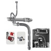 QruiLanTu Double Sink Drain Kit Space Saving Kitchen Sink Drain
