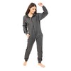 newfacelook Womens Onesie Ladies Jumpsuit One Piece Pajamas Striped Onesies