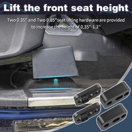 MSIZOY 0.35" to 1.2" Front Seat Spacer Lift Kit Compatible with for Ford Bronco 2 Door 4 Door 2021 2022 2023 2024 2025 Rear of Front Seat Riser Recline Kit Accessories