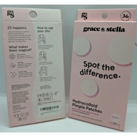 Unbranded {2 Pack} Grace & Stella Pimple Patches for Face FOUR BOXES (Heart 72 Count) 9/27
