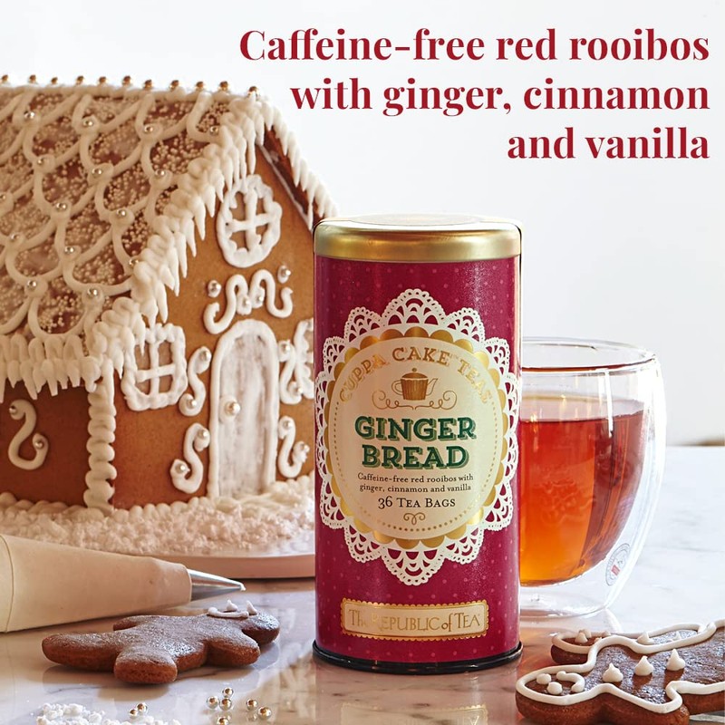The Republic of Tea Gingerbread Cuppa Cake Red Tea, 36