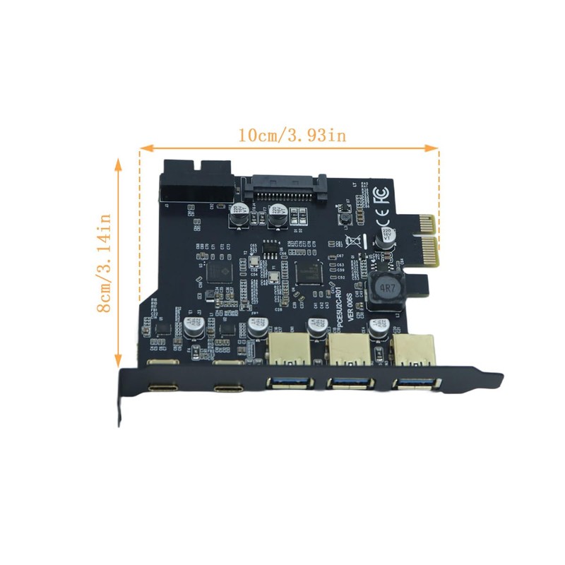 Durlo PCIe to USB 3.2 Gen 2 Expansion Card –