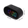 Digital Clock LED Alarm Big Digits Color Display Dimmable Adjustable