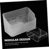 VILLFUL 1 Set Desktop Makeup Organizer DIY Compartment Storage Box