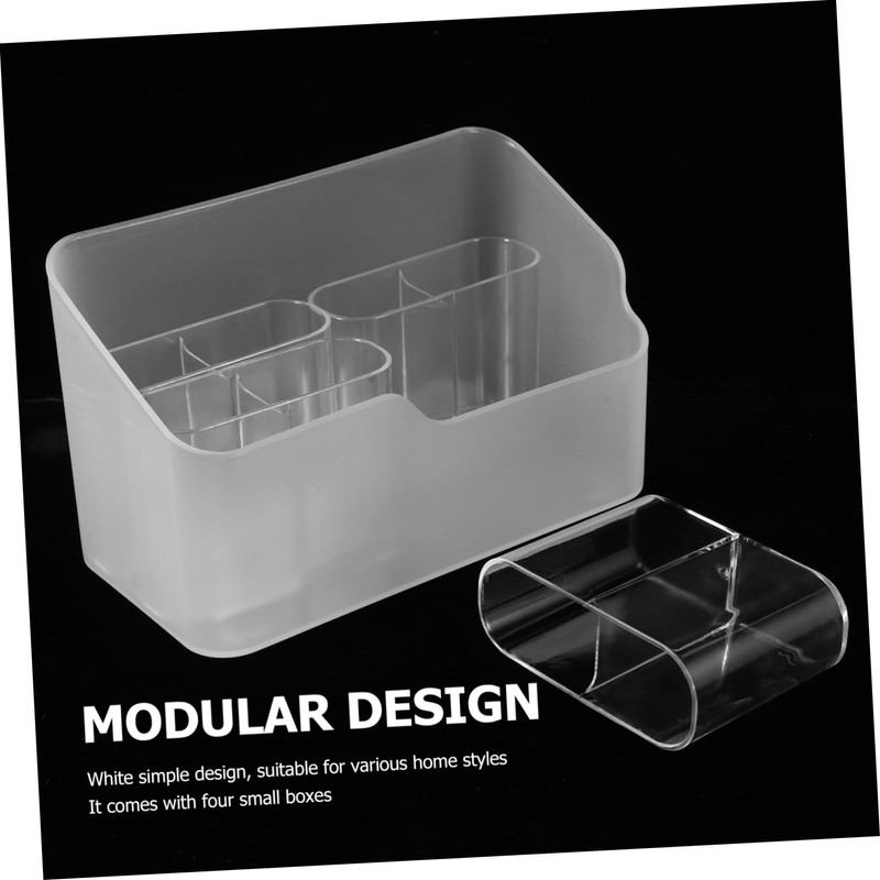 VILLFUL 1 Set Desktop Makeup Organizer DIY Compartment Storage Box