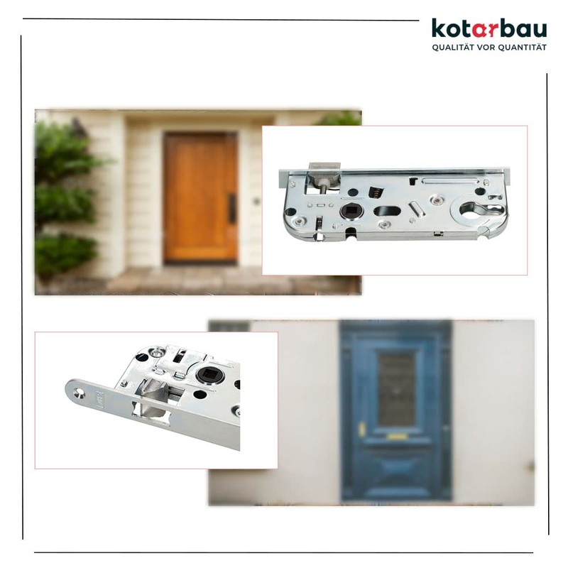 KOTARBAU Mortice Lock 90/40 mm for Profile Cylinder Universal PZ