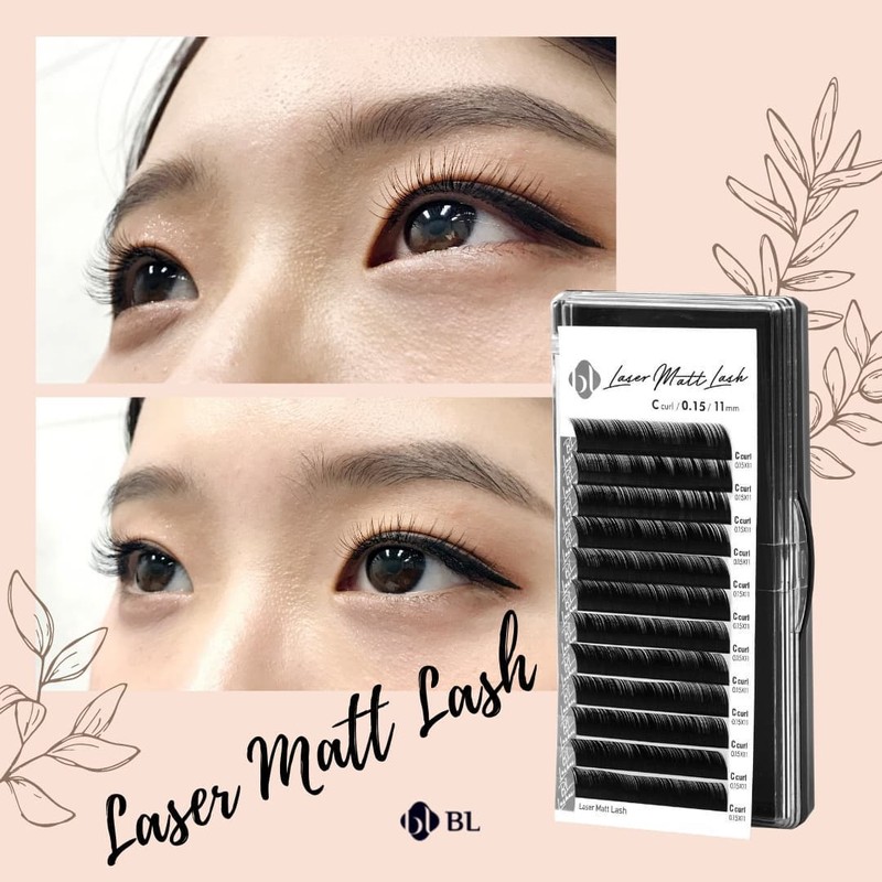 BL Lash Laser Matt Lash Matte Eyelashes C Curl 0.07T