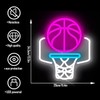 Geeinar Basketball Hoop Neon Sign for Wall Decor Dimmable Neon