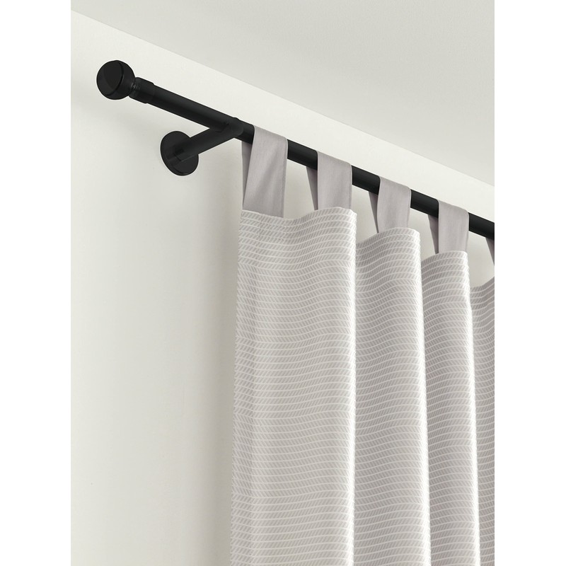 Gardinia Finials for Curtain rods, Matte Black, Ø 2 cm