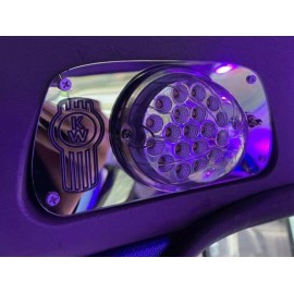 Florida's Finest Custom Work Kenworth T660 W900 Dome Lights Amber Led Lights Color