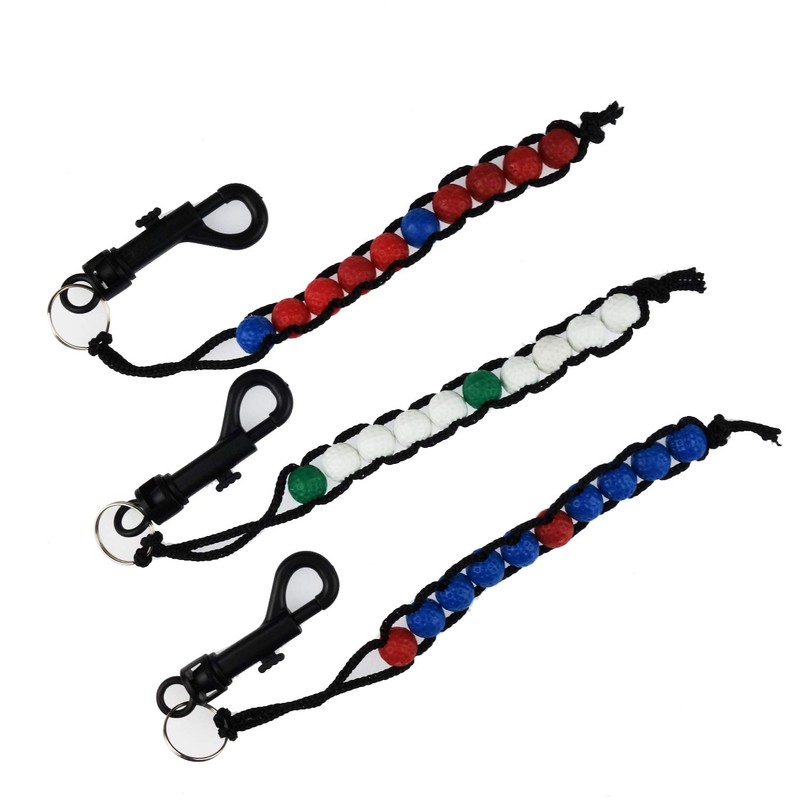 Zelerdo 3 Pack Golf Beads Count Stroke Score Counter (3
