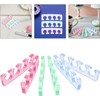 Separadores de Dedos de Silicona Protege Esmalte Fresco Reutilizables 12