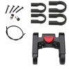 KLICKfix handlebar adapter packed, black, universal, suitable for handlebars with