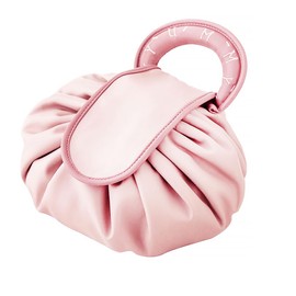 Drawstring Makeup Bag, Large Cosmetic Bag Travel Makeup Organization Case, Toiletry Bag Suitable for Travel, Gift and Daily Use (Pink)