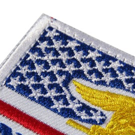 American Flag & Navy SEALs Seals Velcro Patch (Red & White)