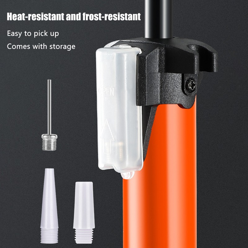 Bike Floor Pump with Gauge 160 PSI Air Ball Pump