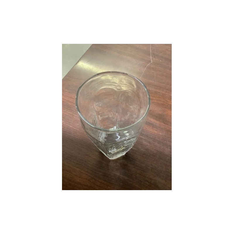 Libbey VTG LIBBEY CHIVALRY 6" Textured Clear Beverage Drinking Glass