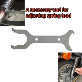 VPZMT Rear Shock Spanner Wrench Adjustment Tool Fits for 1984-2015 Harley Davidson Touring Sportster 883 1200 XL Softail Dyna Fat Boy
