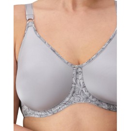Wonderbra Womens Side Shaping Seamless Underwire Bras, Silver Sconce, 34B US