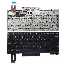Siakoocty Laptop Replacement US Layout No Pointer Keyboard for Lenovo Thinkpad Yoga T490 T495 L480 T480S E480 E490 E495 L390 L380 L480 01YP280 01YP360 01YP440 SN20P33310 01YP520 SK01 PK131668200