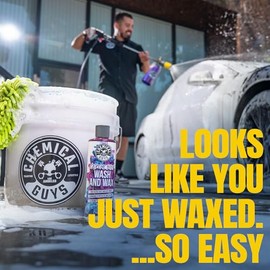 Chemical Guys Extreme Bodywash & Wax Jabón espumoso para lavar coches (para cañones de espuma, pistolas o cubos de lavado) Para coches, camiones, moto