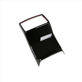 Beautost Fit For Subaru New Forester 2025 Interior Rear Seat Air Condition Vent Outlet Kick Protector Cover Trim (Piano Black)