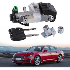 06350-SWN-011 Ignition Switch Cylinder Front Left Door Lock Cylinder with 2 Keys for Honda CRV 2007 2008 2009 2010 2011 Ignition & Door Lock Switch Assembly