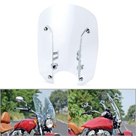 TCMT 20'' Quick Release Windshield Windscreen Fit For Indian 2019-2020 Scout ABS 2016-2024 Scout Sixty 2015-2024 Scout 2020-2024 Scout Bobber Sixty 2025 Scout Classic Limited