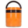 Insulated Food Jar 304 Stainless Steel Japanese Style Round Shape
