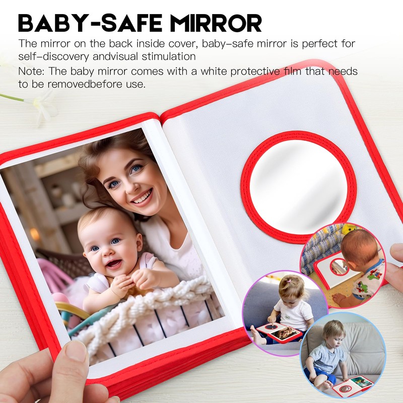 My First Baby Photo Album, 21 4x6 Photos, Soft Cloth,