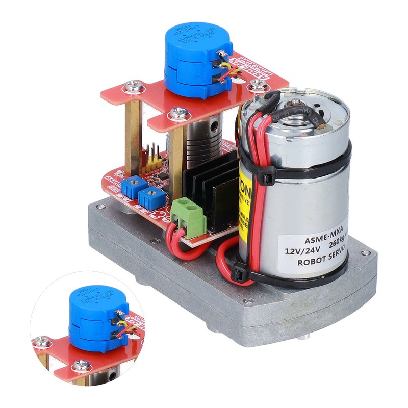Robot Servo Ultra High Torsion Alloy 3600 Degree 10 Circle
