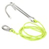 Diving Hooks Stainless Steel Double Reef Hook with Spiral Coil