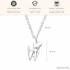 Monkimau Women's Necklace with Origami Cat Pendant Made of 925