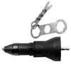 Electric Rivet Gun Drill Adapter Nut Riveting Adaptor Power Tool