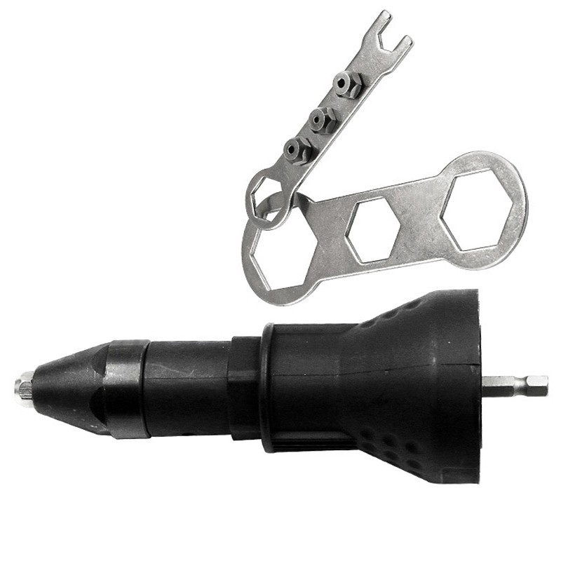 Electric Rivet Gun Drill Adapter Nut Riveting Adaptor Power Tool