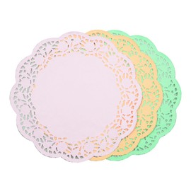 パール金属 アレンジDECO カラー レース ペーパー 28cm 15枚入 D-1144