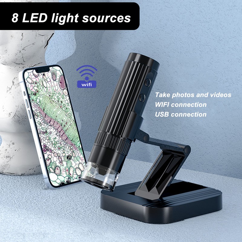 50X to 1000X 1080P HD WiFi Portable Handheld Digital Microscope