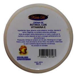 Crema Facial Retinol Karla Di 90g Hidratante Antimanchas Día/Noche Piel Mixta