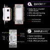 Enbrighten Zigbee - Interruptor de luz inteligente, QuickFit y SimpleWire,