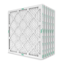 MANN+HUMMEL 20x23x1 MERV 13 (FPR 10) Pleated HVAC AC Furnace Air Filters. 6 Pack. (Exact Size: 19.5 x 22.5 x 0.75 Inches)