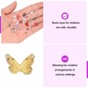 CoCud Mini Resin Butterflies, 0.31" Length, Resin Miniature Dollhouse Accessories