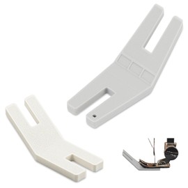 Pack of 2 Plastic Presser Foot with Hump Jump - Universal Sewing Machine Foot for Thick Fabric & Jeans | Sewing Accessories