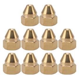 10PCS Misting Nozzle Brass Corrosion Pressure Resistant Fine Misting Water Nozzles for Cooling System Plant Irrigation G3/4in Female Thread